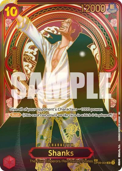 Shanks - OP09-004 (SP) (Gold) (OP09-004) [Carrying On His Will] | Jack's On Queen