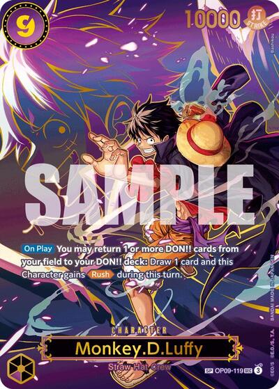Monkey.D.Luffy - OP09-119 (SP) (OP09-119) [Carrying On His Will] | Jack's On Queen