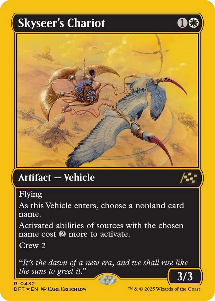 Skyseer's Chariot (First-Place Foil) [Aetherdrift] | Jack's On Queen