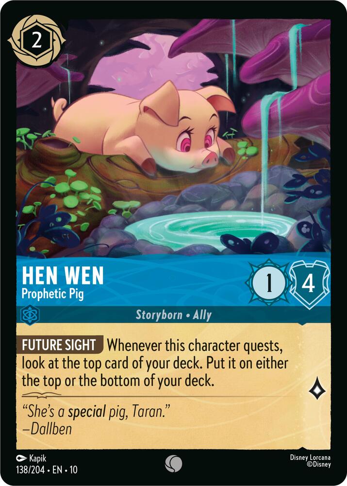 Hen Wen - Prophetic Pig (138/204) [Whispers in the Well] | Jack's On Queen