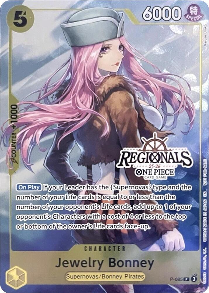 Jewelry Bonney (CS 25-26 Regionals Textured Chase Promo) (P-085) [One Piece Promotion Cards] | Jack's On Queen