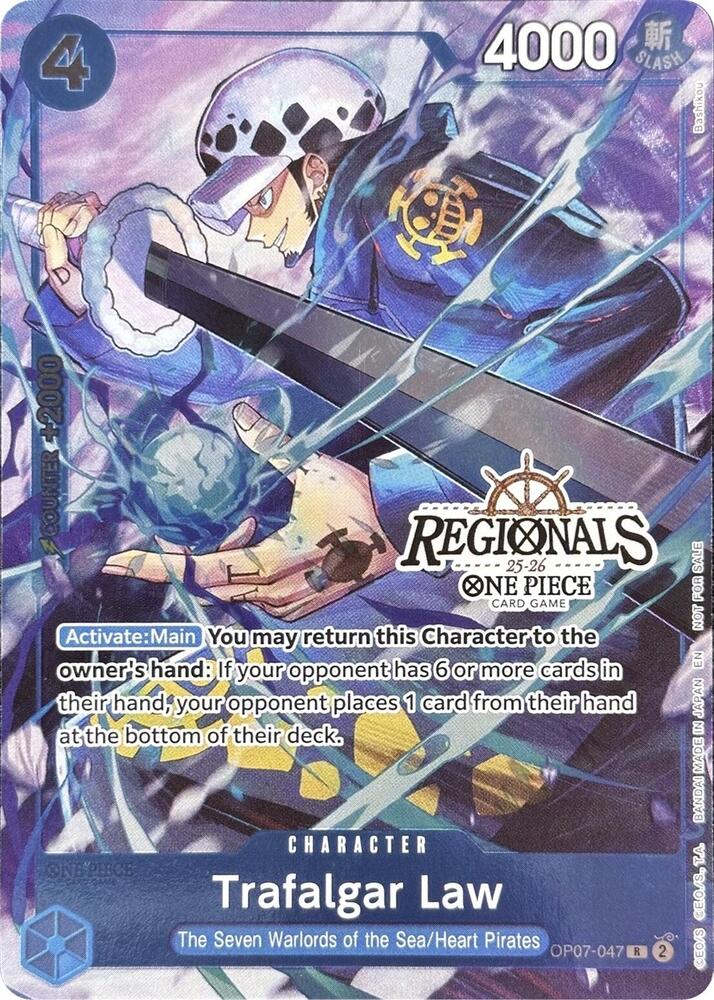 Trafalgar Law (CS 25-26 Regionals Textured Chase Promo) (OP07-047) [One Piece Promotion Cards] | Jack's On Queen