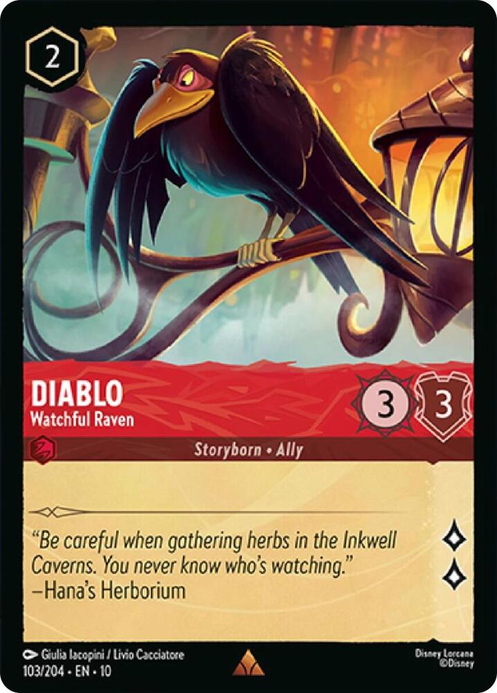 Diablo - Watchful Raven (103/204) [Whispers in the Well] | Jack's On Queen