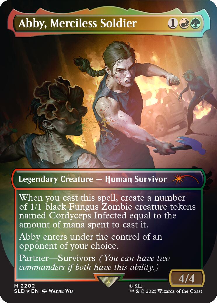 Abby, Merciless Soldier (Rainbow Foil) [Secret Lair Drop Series] | Jack's On Queen