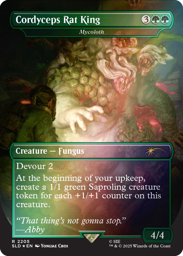 Cordyceps Rat King - Mycoloth (Rainbow Foil) [Secret Lair Drop Series] | Jack's On Queen