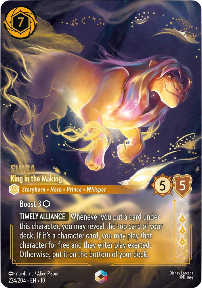 Simba - King in the Making (Enchanted) (224/204) [Whispers in the Well] | Jack's On Queen