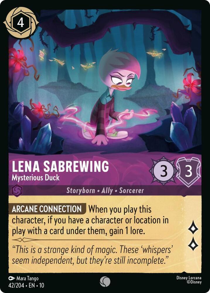 Lena Sabrewing - Mysterious Duck (42/204) [Whispers in the Well] | Jack's On Queen