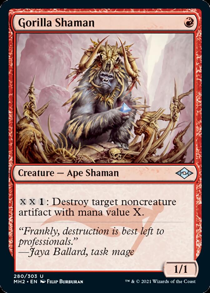 Gorilla Shaman (Foil Etched) [Modern Horizons 2] | Jack's On Queen