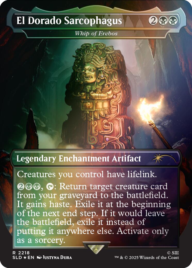 El Dorado Sarcophagus - Whip of Erebos (Rainbow Foil) [Secret Lair Drop Series] | Jack's On Queen