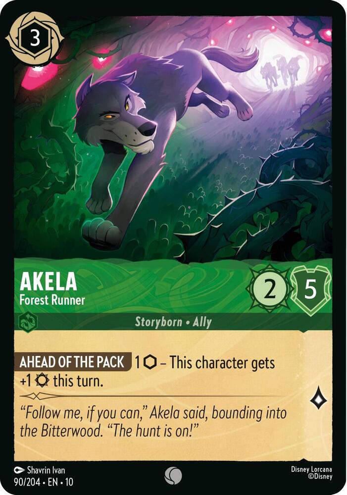 Akela - Forest Runner (90/204) [Whispers in the Well] | Jack's On Queen