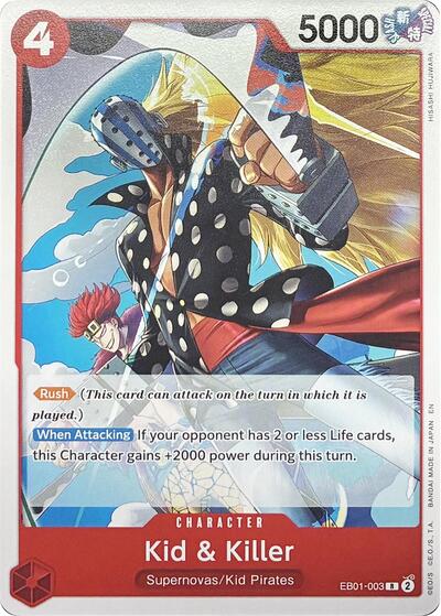 Kid & Killer - EB01-003 (EB01-003) [Learn Together Deck Set] | Jack's On Queen