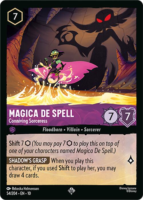 Magica De Spell - Conniving Sorceress (54/204) [Whispers in the Well] | Jack's On Queen