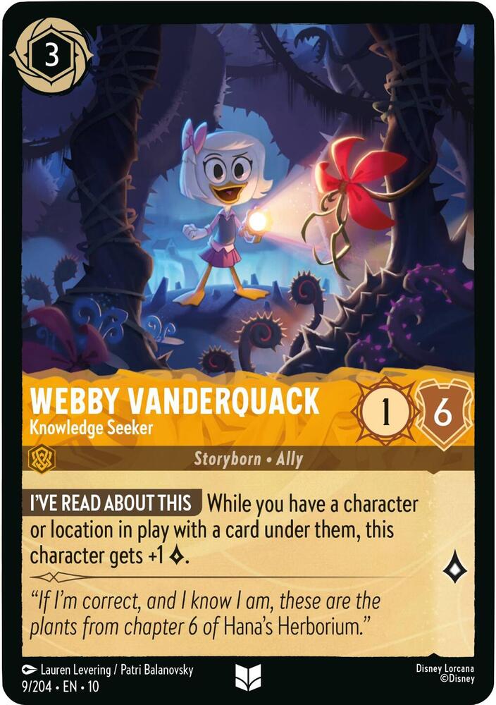 Webby Vanderquack - Knowledge Seeker (9/204) [Whispers in the Well] | Jack's On Queen