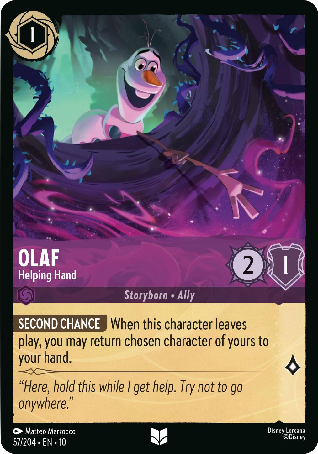 Olaf - Helping Hand (57/204) [Whispers in the Well] | Jack's On Queen