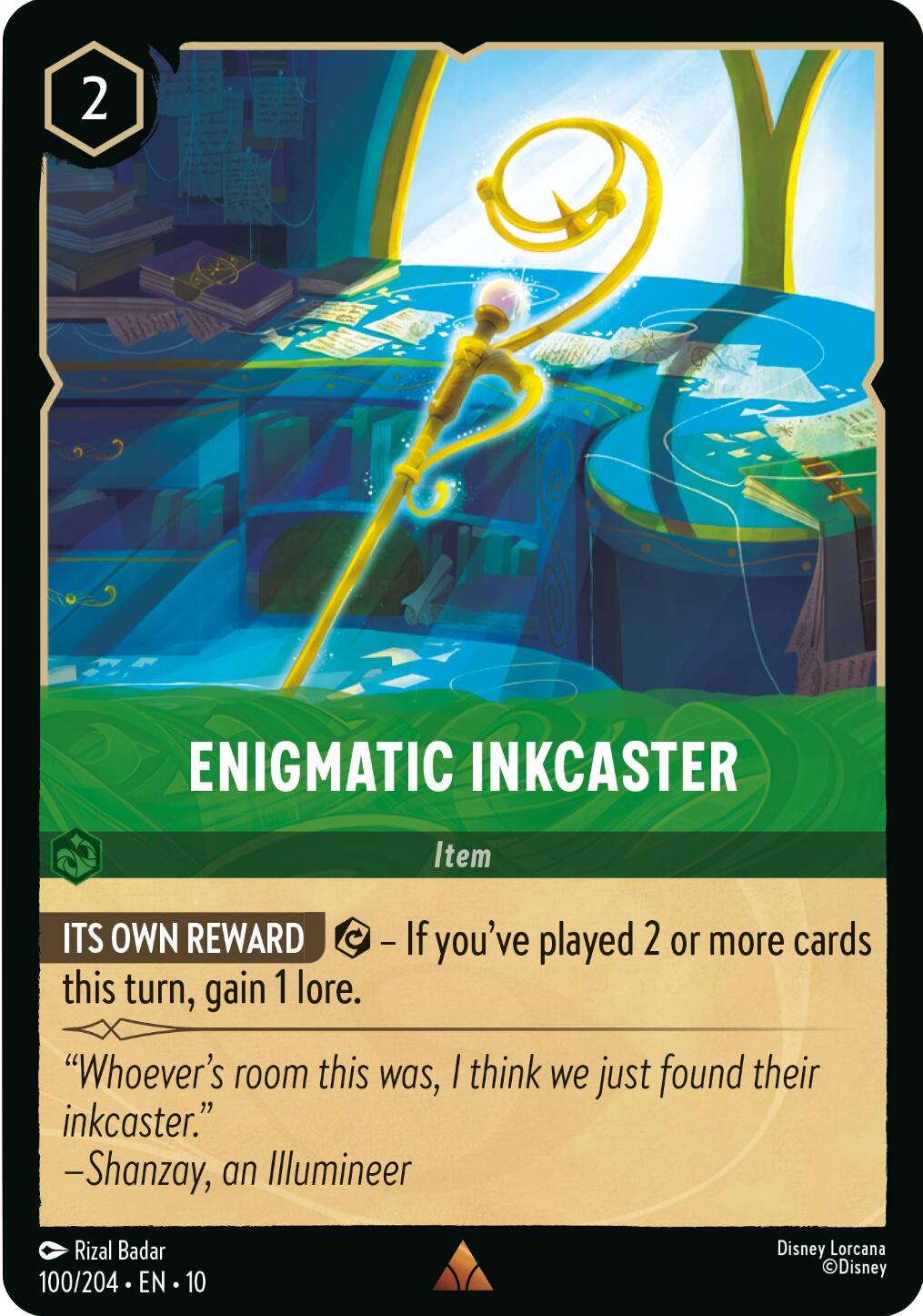 Enigmatic Inkcaster (100/204) [Whispers in the Well] | Jack's On Queen
