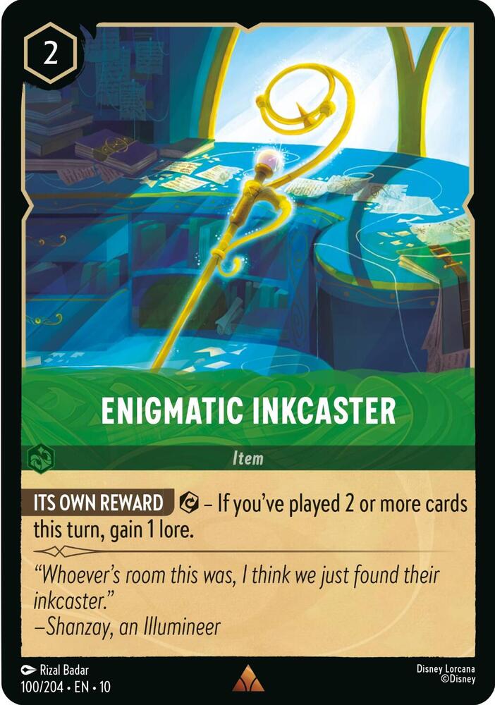 Enigmatic Inkcaster (100/204) [Whispers in the Well] | Jack's On Queen