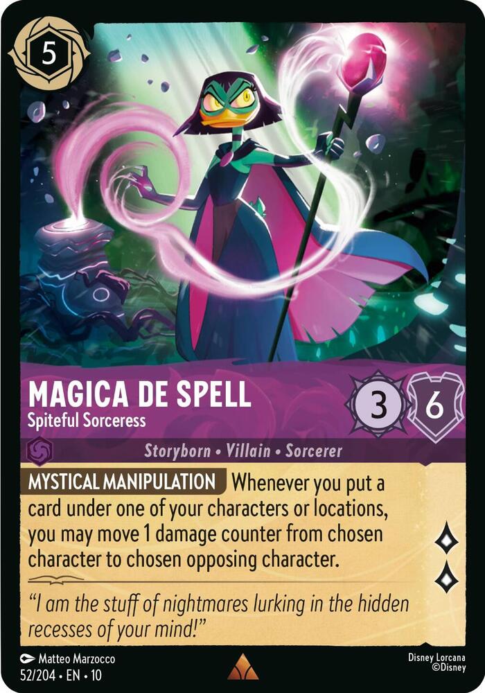 Magica De Spell - Spiteful Sorceress (52/204) [Whispers in the Well] | Jack's On Queen