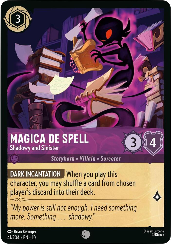 Magica De Spell - Shadowy and Sinister (41/204) [Whispers in the Well] | Jack's On Queen
