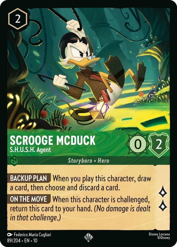 Scrooge McDuck - S.H.U.S.H. Agent (89/204) [Whispers in the Well] | Jack's On Queen