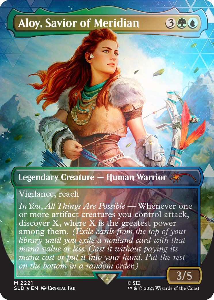 Aloy, Savior of Meridian (Rainbow Foil) [Secret Lair Drop Series] | Jack's On Queen