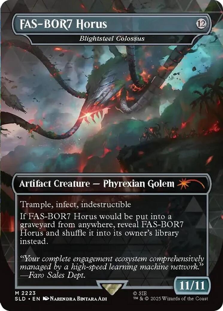 FAS-BOR7 Horus - Blightsteel Colossus [Secret Lair Drop Series] | Jack's On Queen