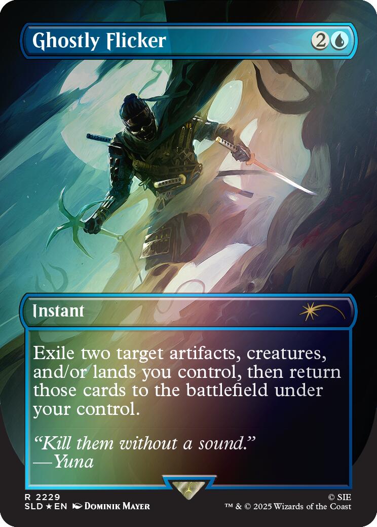 Ghostly Flicker (Rainbow Foil) [Secret Lair Drop Series] | Jack's On Queen