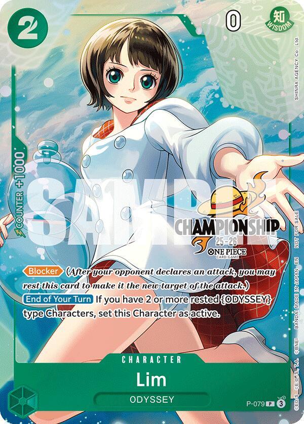 Lim (CS 25-26 Event Pack Finalist Ver.) (P-079) [One Piece Promotion Cards] | Jack's On Queen