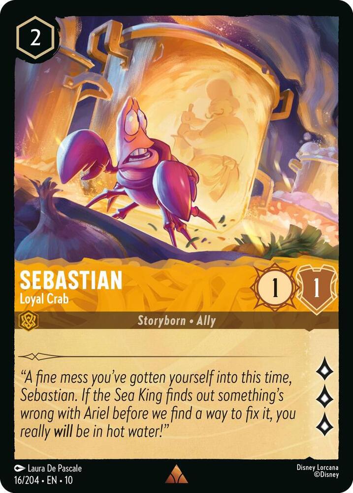 Sebastian - Loyal Crab (16/204) [Whispers in the Well] | Jack's On Queen