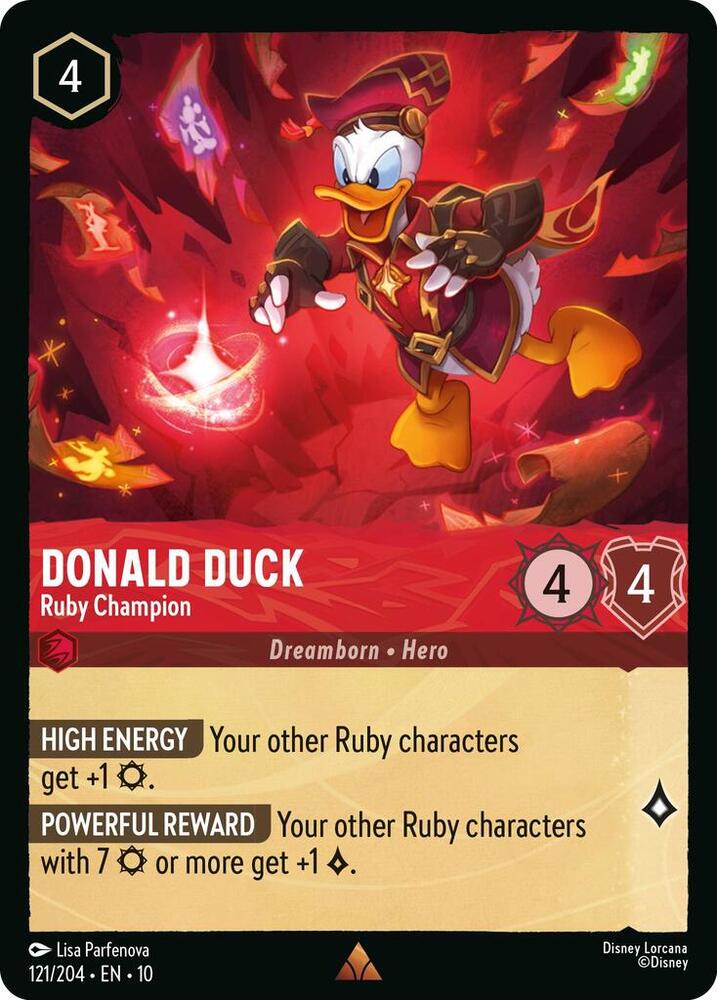 Donald Duck - Ruby Champion (121/204) [Whispers in the Well] | Jack's On Queen