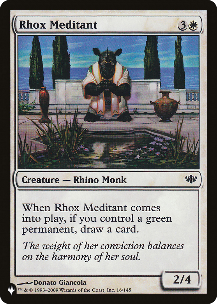 Rhox Meditant [The List Reprints] | Jack's On Queen