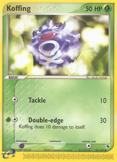 Koffing (54/109) [EX: Ruby & Sapphire] | Jack's On Queen