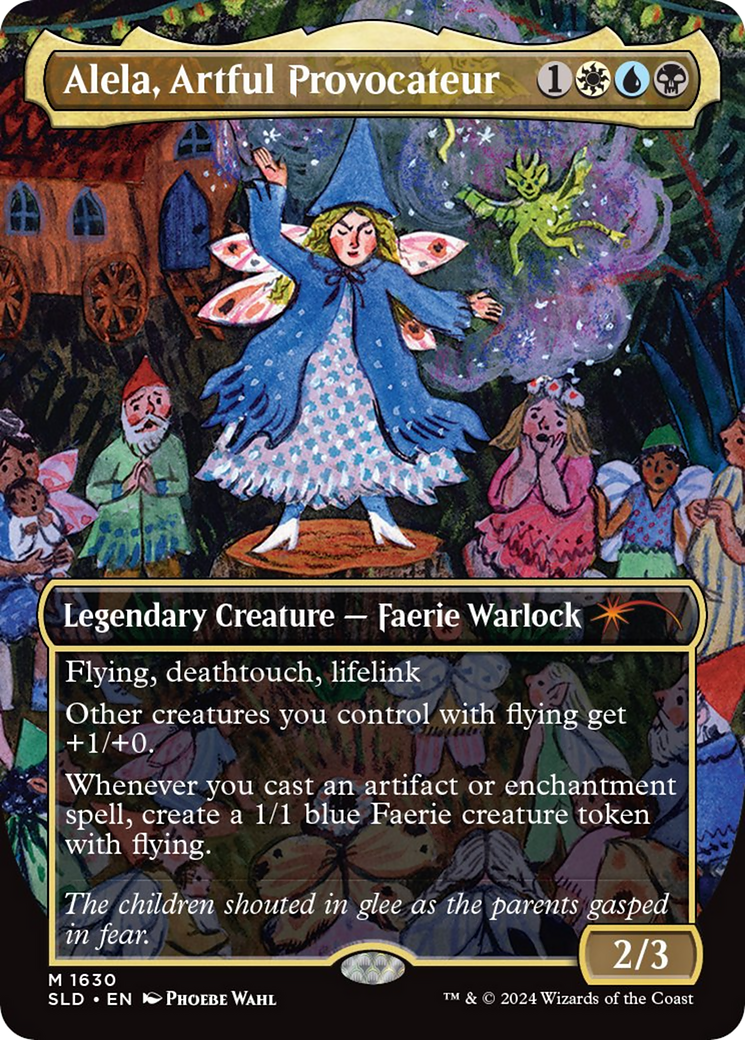 Alela, Artful Provocateur (1630) (Rainbow Foil) [Secret Lair Drop Series] | Jack's On Queen