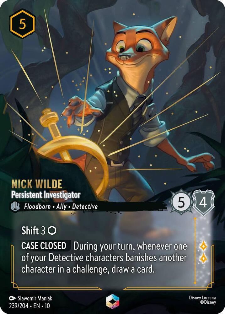 Nick Wilde - Persistent Investigator (Enchanted) (239/204) [Whispers in the Well] | Jack's On Queen