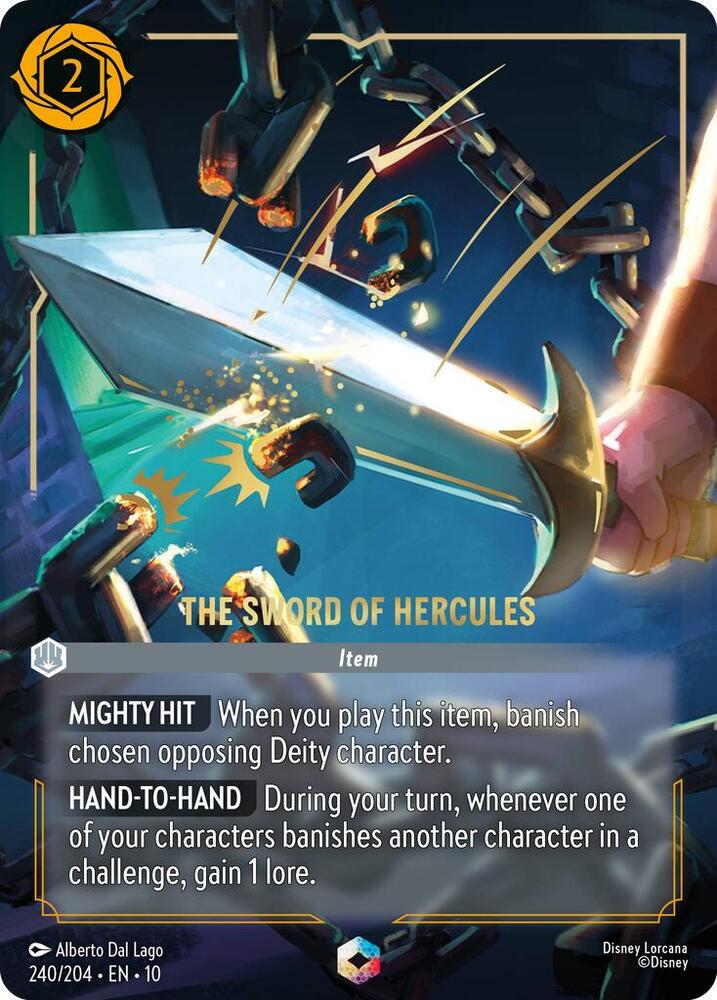 The Sword of Hercules (Enchanted) (240/204) [Whispers in the Well] | Jack's On Queen