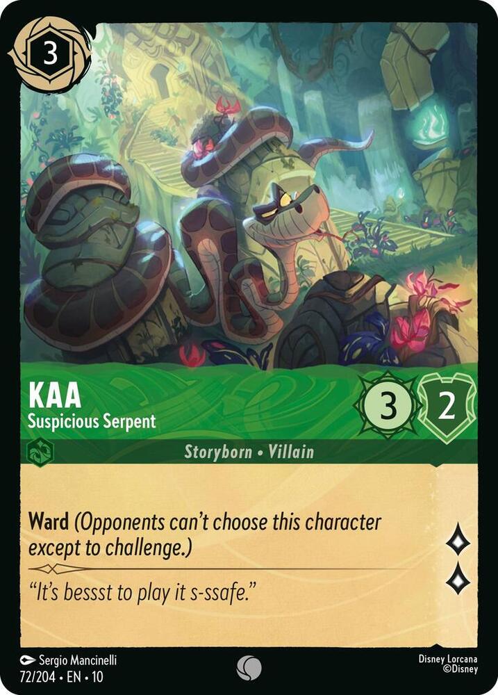 Kaa - Suspicious Serpent (72/204) [Whispers in the Well] | Jack's On Queen