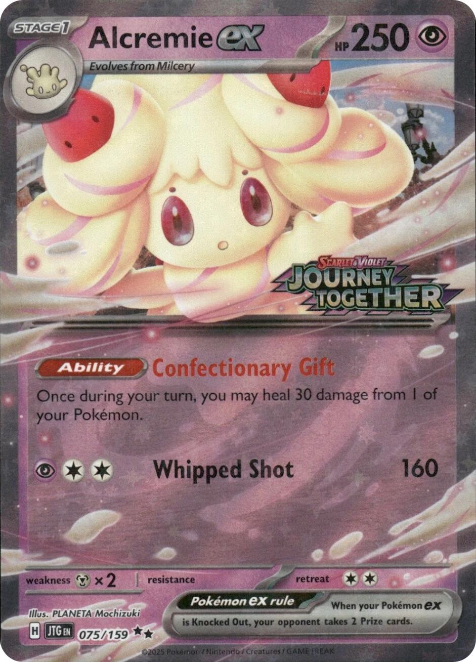 Alcremie ex (075/159) (Journey Together Stamped) [Miscellaneous Cards] | Jack's On Queen