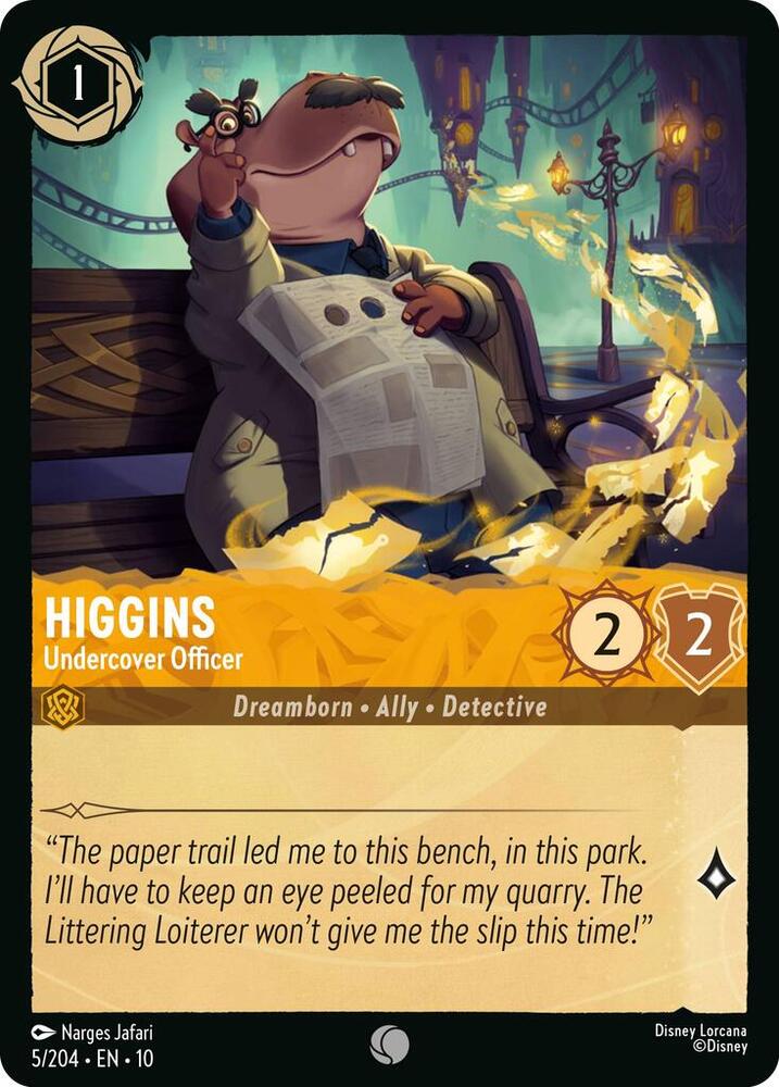 Higgins - Undercover Officer (5/204) [Whispers in the Well] | Jack's On Queen