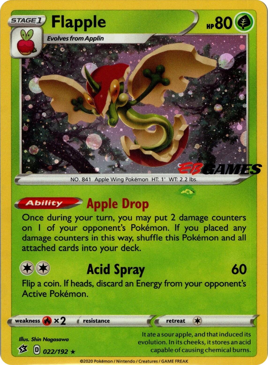 Flapple (022/192) (EB Games Exclusive APAC) [Miscellaneous Cards] | Jack's On Queen