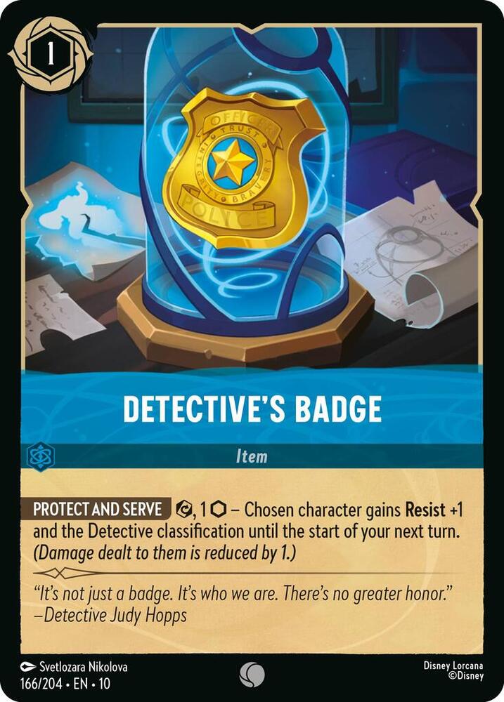 Detective's Badge (166/204) [Whispers in the Well] | Jack's On Queen