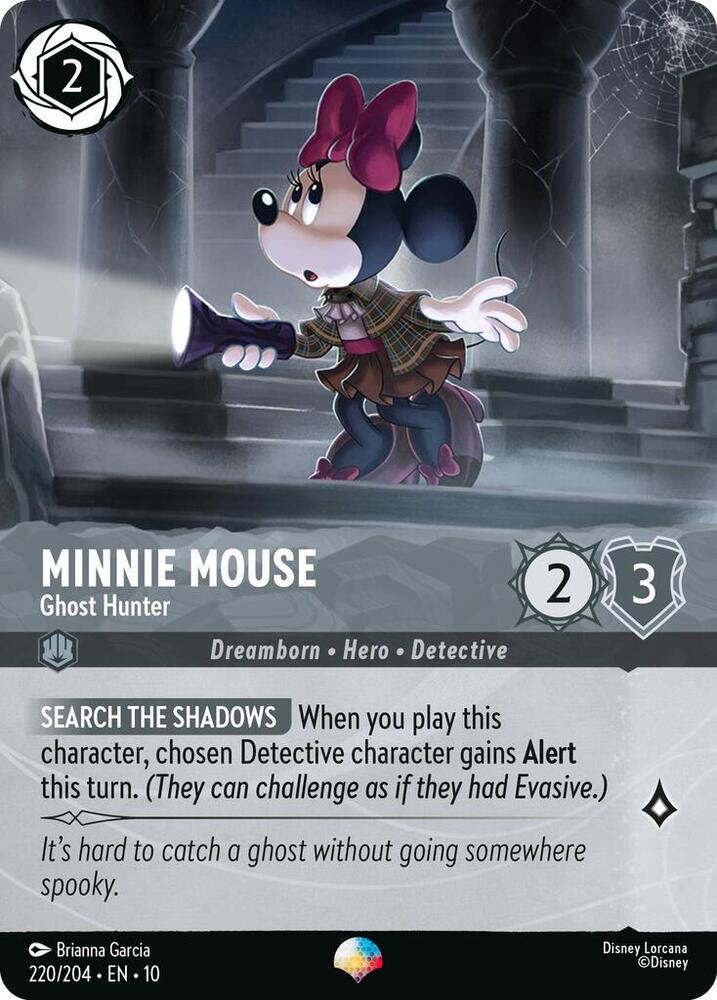Minnie Mouse - Ghost Hunter (Epic) (220/204) [Whispers in the Well] | Jack's On Queen