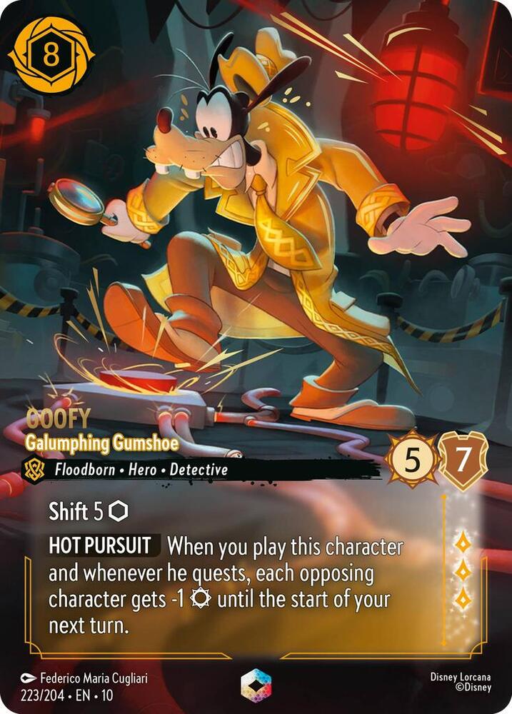 Goofy - Galumphing Gumshoe (Enchanted) (223/204) [Whispers in the Well] | Jack's On Queen