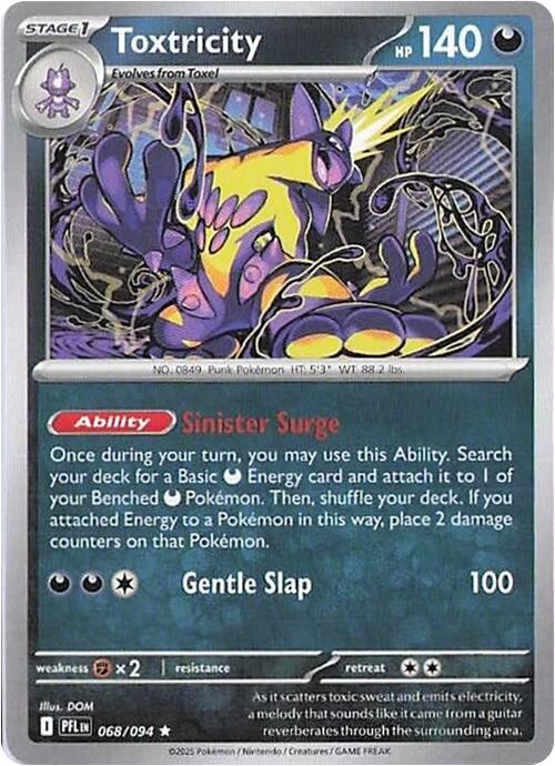Toxtricity (068/094) [Mega Evolution: Phantasmal Flames] | Jack's On Queen