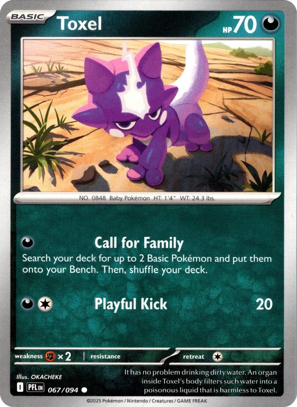 Toxel (067/094) [Mega Evolution: Phantasmal Flames] | Jack's On Queen