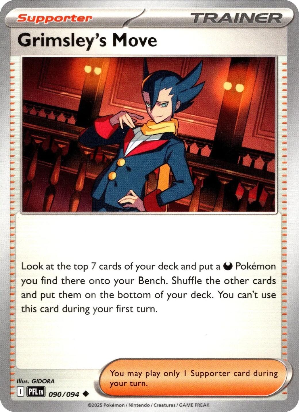 Grimsley's Move (090/094) [Mega Evolution: Phantasmal Flames] | Jack's On Queen