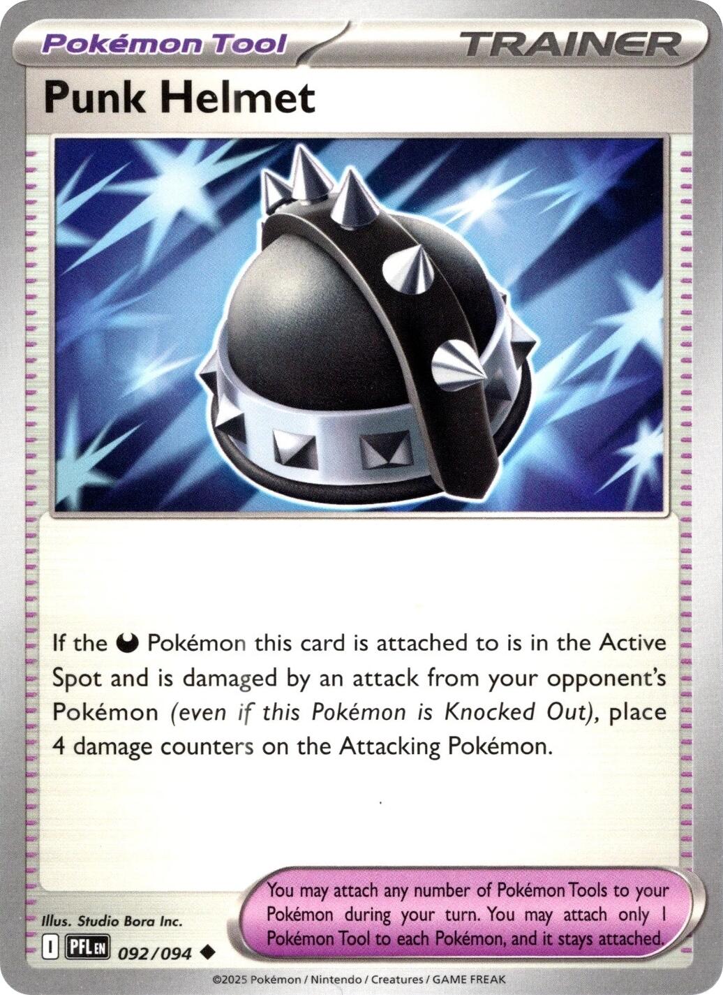 Punk Helmet (092/094) [Mega Evolution: Phantasmal Flames] | Jack's On Queen