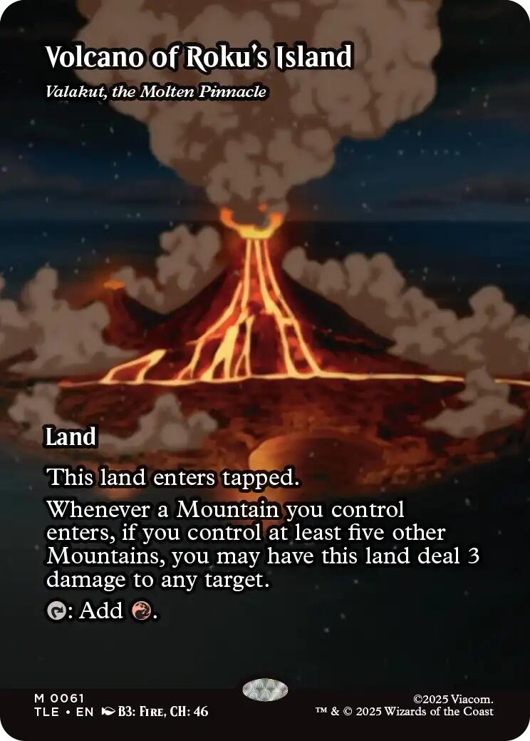 Volcano of Roku's Island - Valakut, the Molten Pinnacle [Avatar: The Last Airbender: Eternal-Legal] | Jack's On Queen