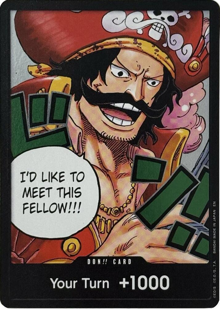 DON!! Card (Gol.D.Roger) [Carrying On His Will] | Jack's On Queen