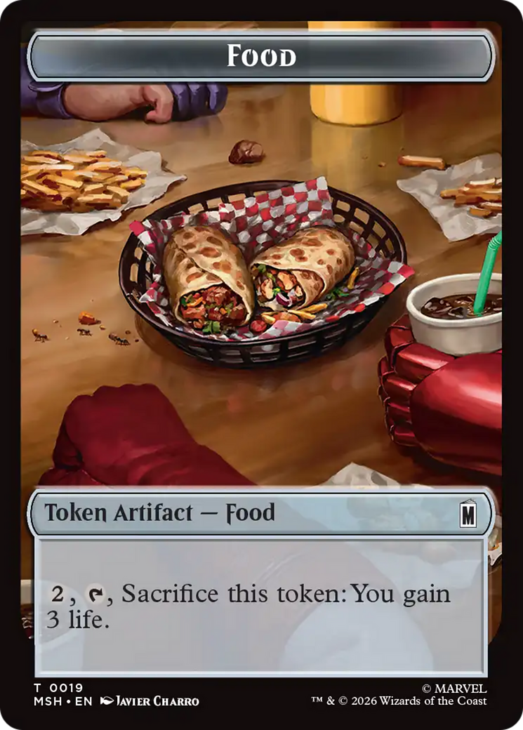 Leviathan // Food Double-Sided Token [Marvel Super Heroes Tokens] | Jack's On Queen
