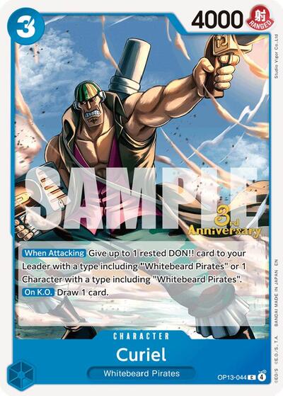 Curiel (OP13-044) [Carrying On His Will: 3rd Anniversary Tournament Cards] | Jack's On Queen