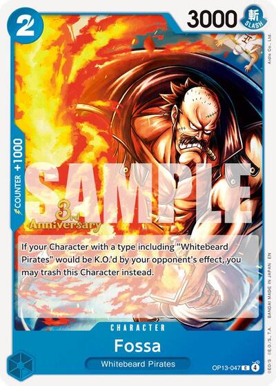 Fossa (OP13-047) [Carrying On His Will: 3rd Anniversary Tournament Cards] | Jack's On Queen